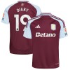Camiseta de fútbol Aston Villa Diaby 19 1ª equipación 2024-25